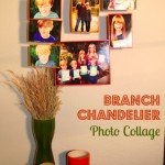Branch Chandelier Photo Collage