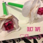 Duct Tape Flower Pen